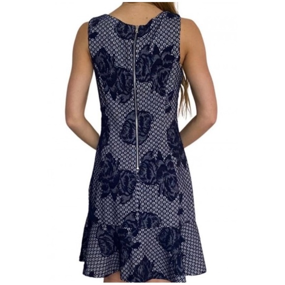 BETSEY JOHNSON FLORAL FIT AND FLARE DRESS - Picture 3 of 15